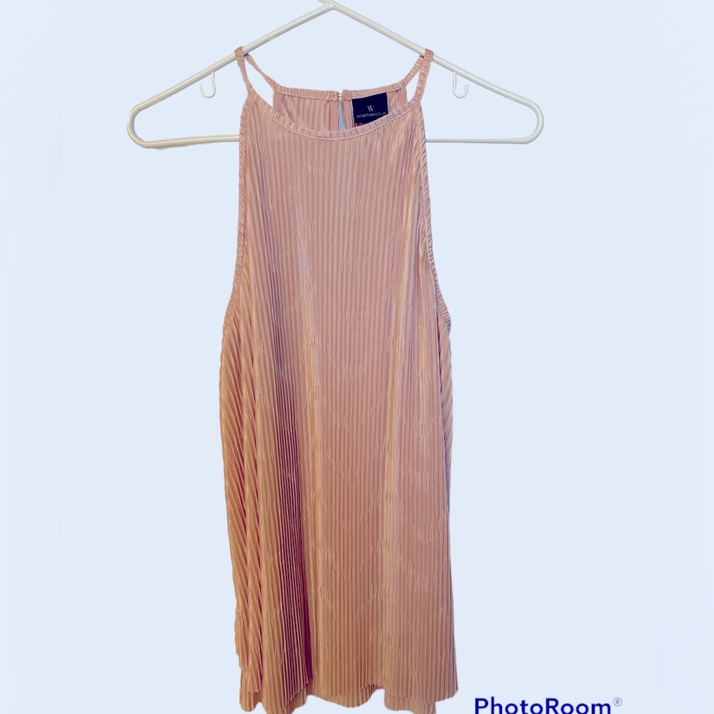 Pink Worthington Tank Top Blouse